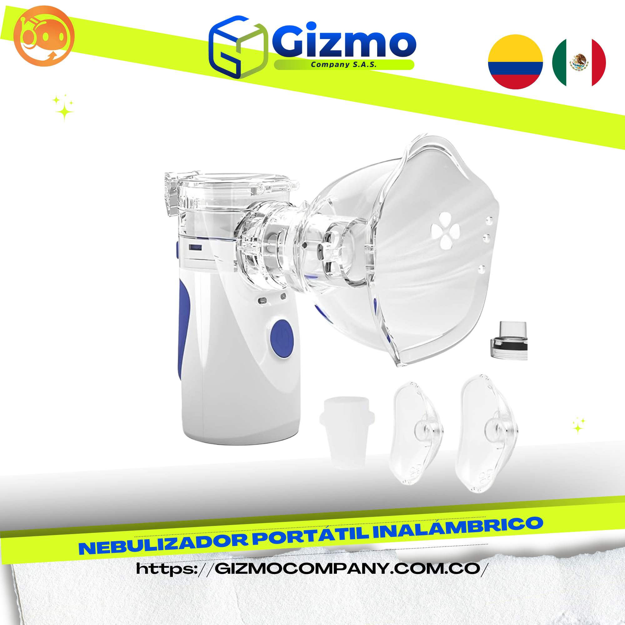 Nebulizador Portátil Inalámbrico